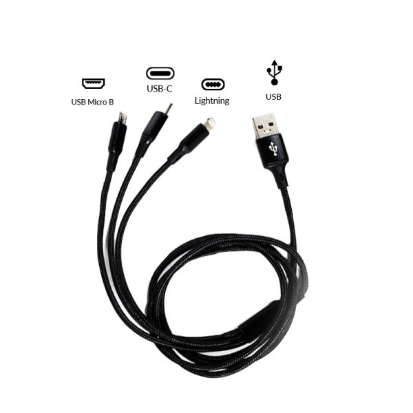 Cable USB 3 in 1 – Type C / Micro  – ecigareta.hr