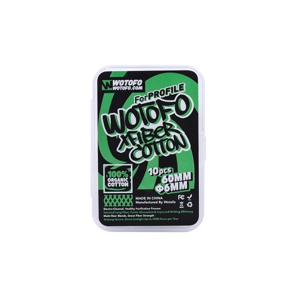 Pamuk XFiber Cotton 6mm (10kom) –  – ecigareta.hr