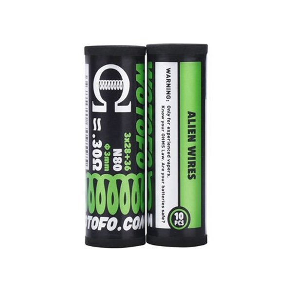 Ni80 Alien Prebuilt Coil 3*28+36G / 0.30 – ecigareta.hr