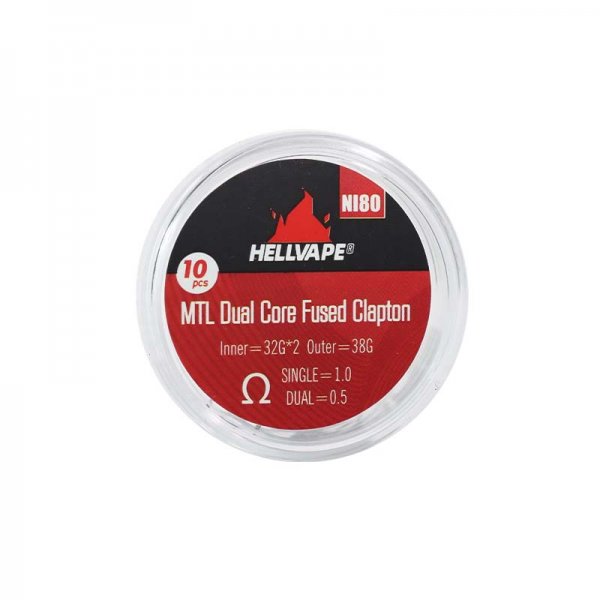Ni80 MTL Dual Core Fused Claptons Coils  – ecigareta.hr
