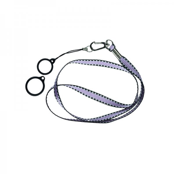 Flat Lanyard With 2 Silicone Rings Purpl – ecigareta.hr