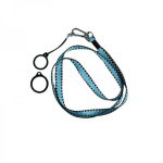 Flat Lanyard With 2 Silicone Rings Blue  – ecigareta.hr
