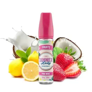 Pink Wave 0mg 50ml - Dinner Lady