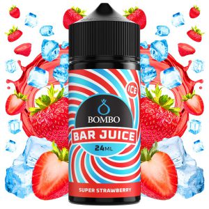 Aroma Super Strawberry Ice 24ml (Longfill) - Bar Juice by Bombo