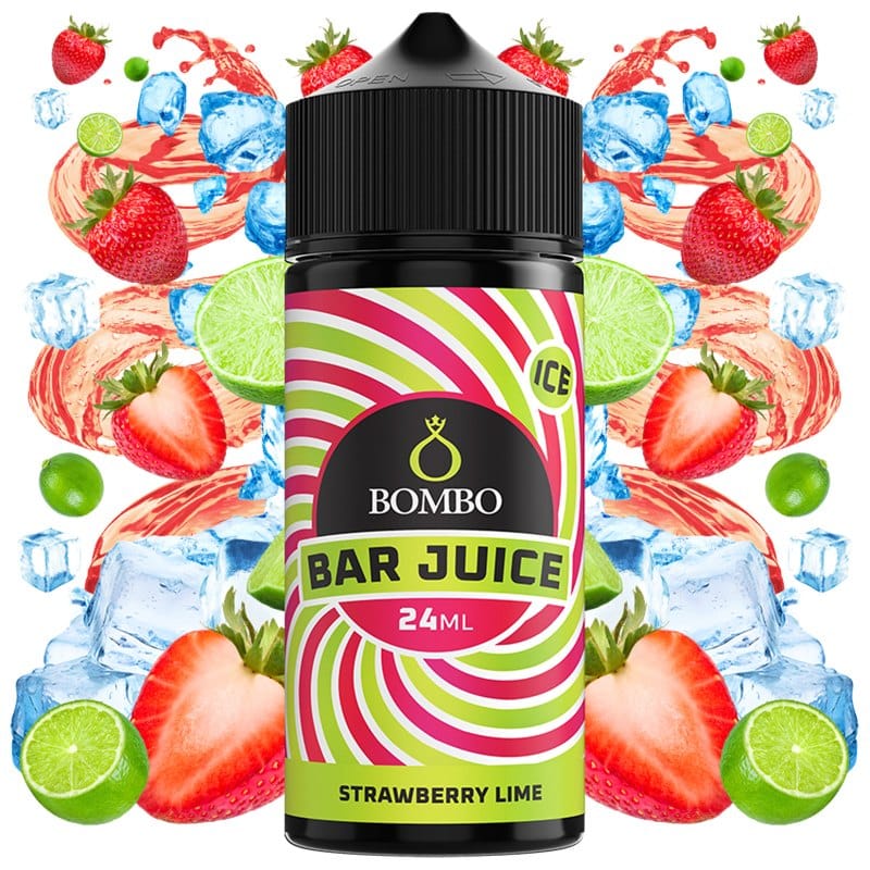 Aroma Strawberry Lime Ice 24ml (Longfill) - Bar Juice by Bombo