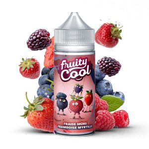 Fraises Mures Framboises Myrtilles 0mg 100ml - Fruity Cool