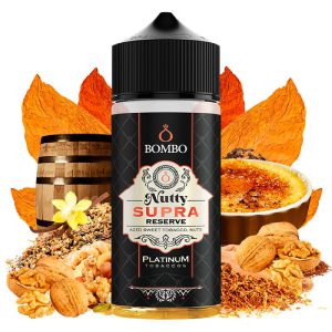 1-Nutty Supra 0mg 100ml - Platinum Tobaccos by Bombo